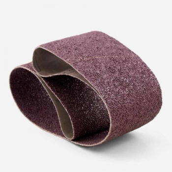 Narrow rigid cloth abrasive...