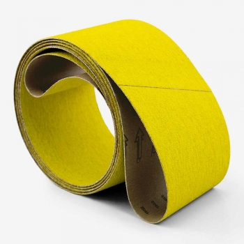 Narrow rigid cloth abrasive...